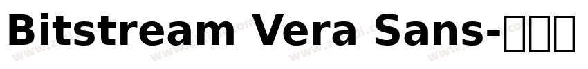 Bitstream Vera Sans字体转换